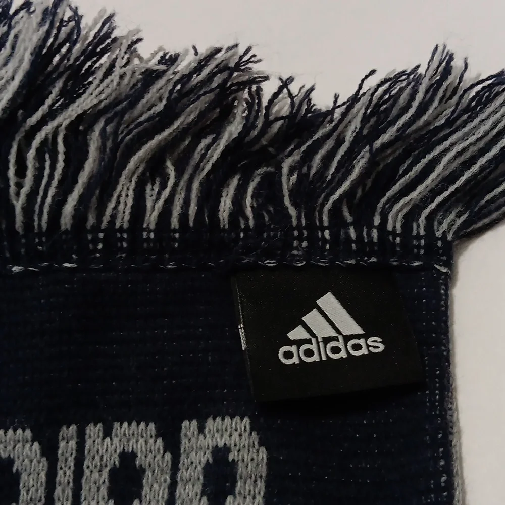 ADIDAS- Stafford Soccer Blue and Gray Scarf